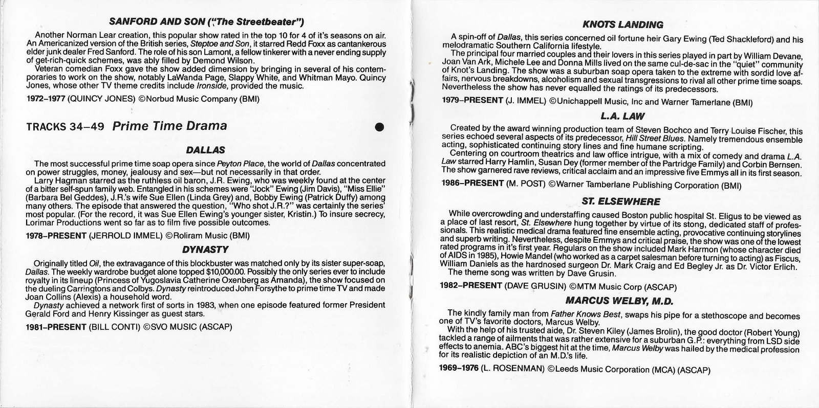 Middle of cover of FILMCD 035